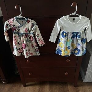 Set of 2 tea collection dresses size 12 to 18 months